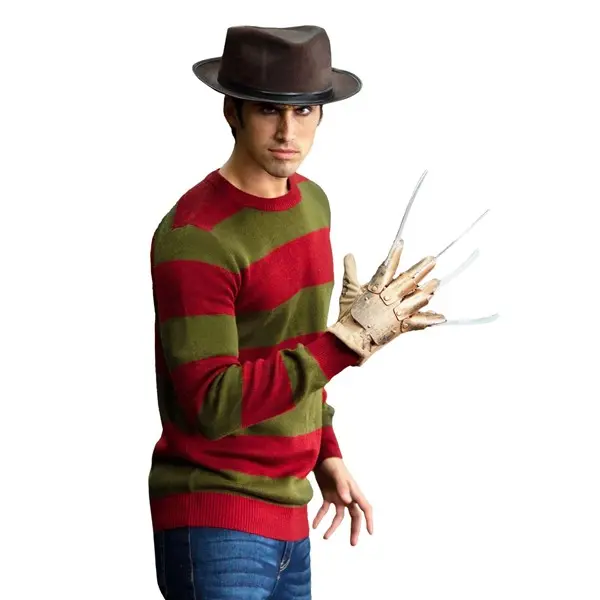 Adult Striped Nightmare on Elm Street Freddy Sweater, Costume, Knitwear