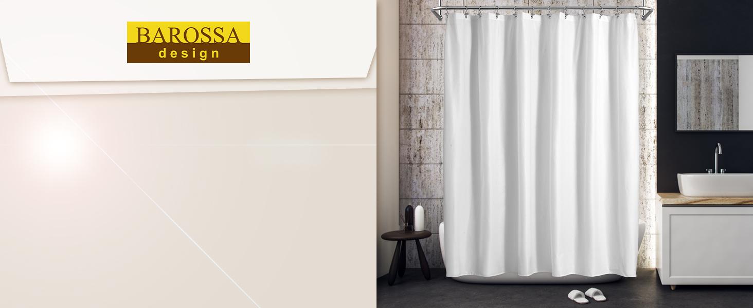 Plastic Shower Liner Clear - Premium PEVA Shower Curtain Liner with Rustproof Grommets and 3 Magnets, Waterproof Cute Lightweight Standard Size Bathroom Curtains - Clear