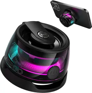 Edifier G200 Magnetic Bluetooth Speaker  Multifunctional Cell Phone Stand Wireless Speaker with Strong Magnet for iPhone/Android/ & Anything Metal
