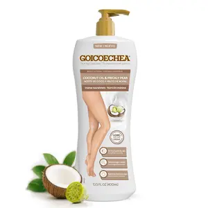 Goicoechea Intense Nourishment Body Lotion with Coconut Oil & Prickly Pear for Extremely Dry Skin 13.5 fl oz Moisturizer for Dry Skin Calming Gentle Radiant Smoothing Sooting Cosmetic Hydrating