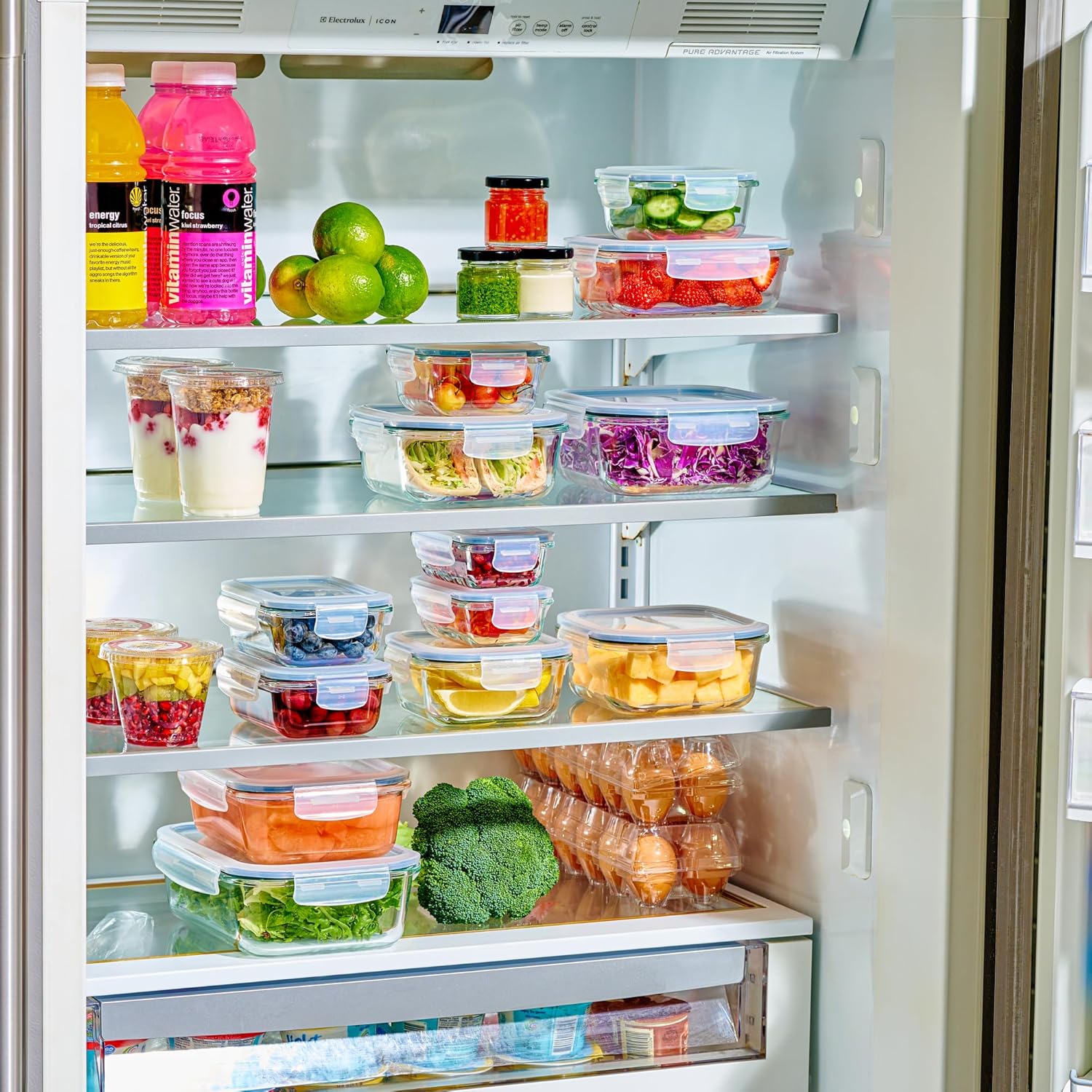 12Pcs 18Pcs Borosilicate Glass Storage Bowls Integrated Locking Lid Design Silicone Airtight Sealed Leakproof Food Safe Material Dustproof Moisture Proof Fresh Keeping Reusable Washable Container For Daily Kitchen Food Storage 12Pcs 18Pcs Borosilicate Glass Storage Bowls Integrated Locking Lid Design Silicone Airtight Sealed Leakproof Food Safe Material Dustproof Moisture Proof Fresh Keeping Reusable Washable Container For Daily Kitchen Food Storage