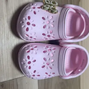 Crocs Kids Classic Floral Cut-Out Clogs