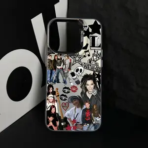 Rock Band Tokio Hotel Phone Case Compatible with iPhone 17, 16e, 16, 15, 14, 13, 12, 11, Mini, Pro Max Air X XR XSMAX 8, 7 Plus - Anti-Drop Matte Back Cover, Iphone Case Match, Iphone Case Abstract, Initial Iphone Case, Grunge Iphone Case, Trending Iphone
