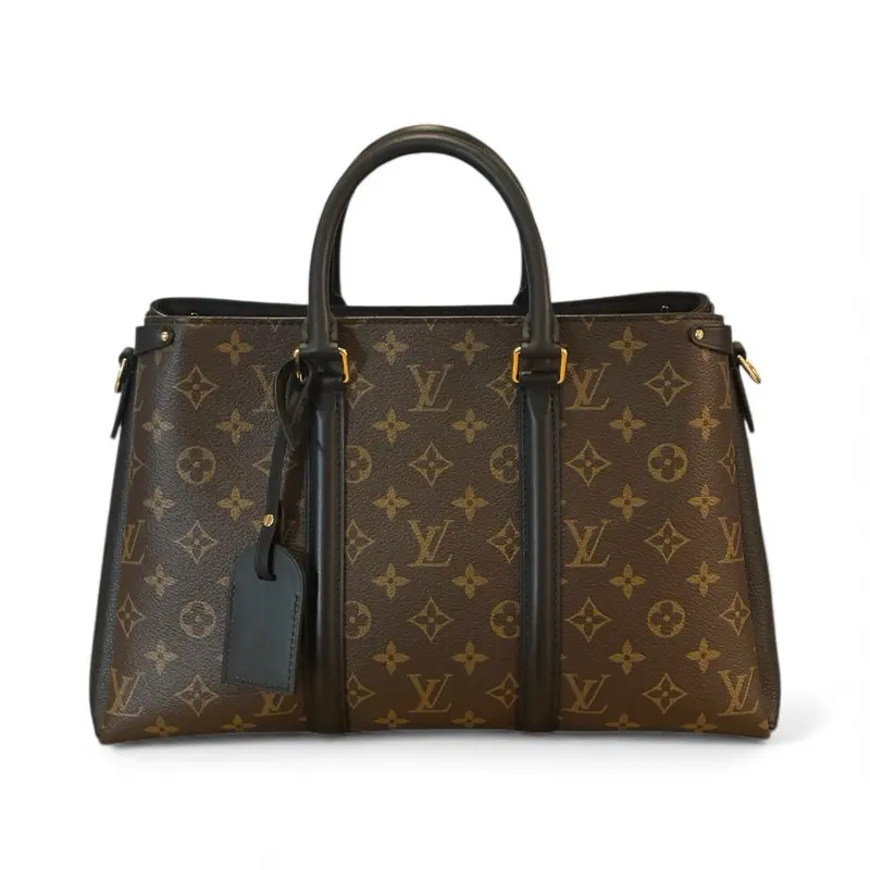 Pre-owned Louis Vuitton leather tote bags Monogram Soufflot Tote Bag with Classic Monogram Pattern and Durable Design