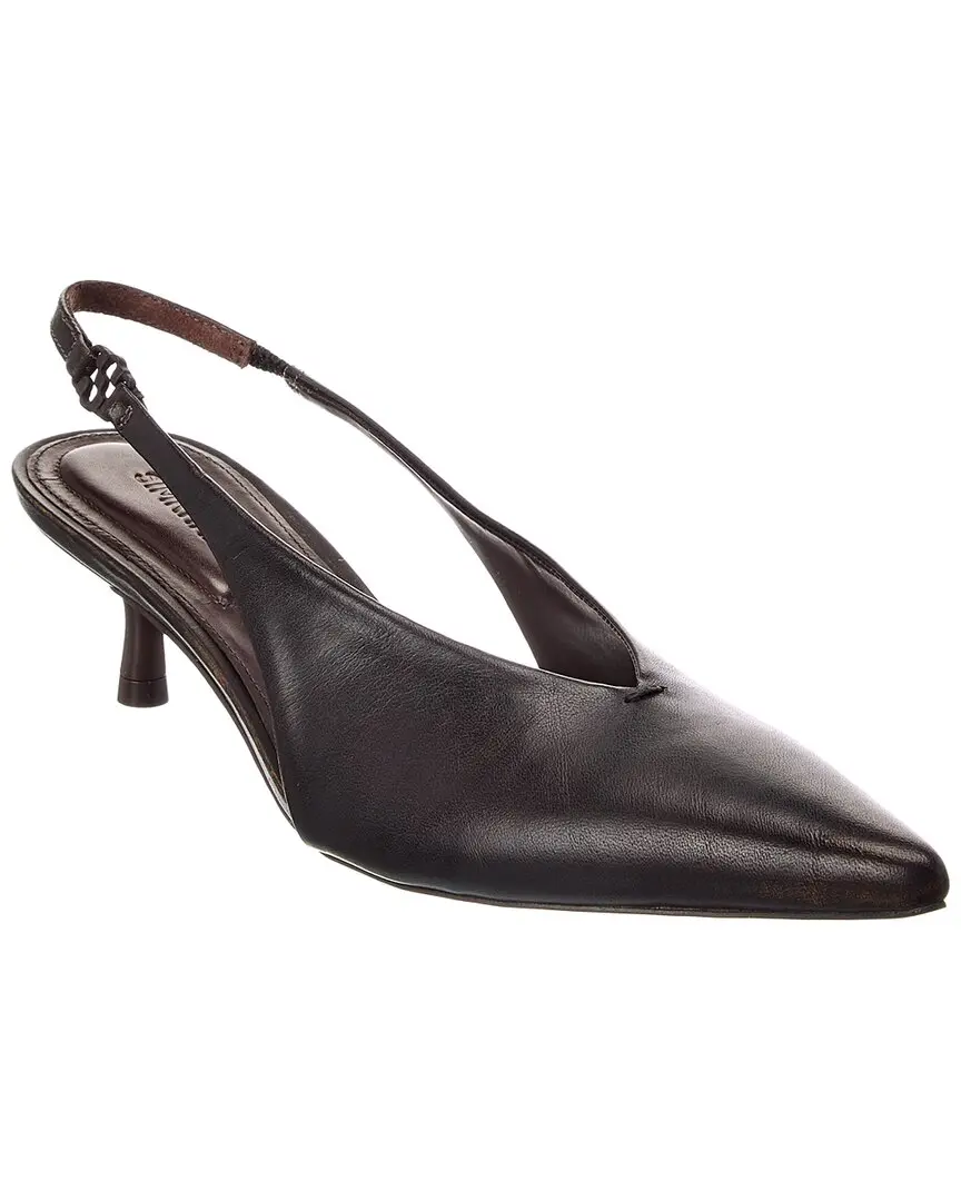 SIMKHAI Sylvie Distressed Leather Slingback Pump