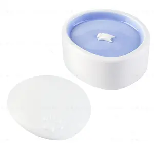 Pet Urn for Cat or Dog Ashes, Ceramic Keepsake Urn with Dual-Layer Design, Pet Memorial Cremation Remembrance Box