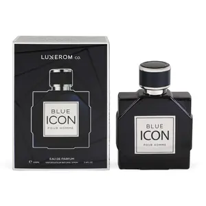 Blue Icon Spray Perfume Eau de Parfum for Men 100ml Regular Edition Long Lasting Citrus Woody Spicy Aromatic Scent
