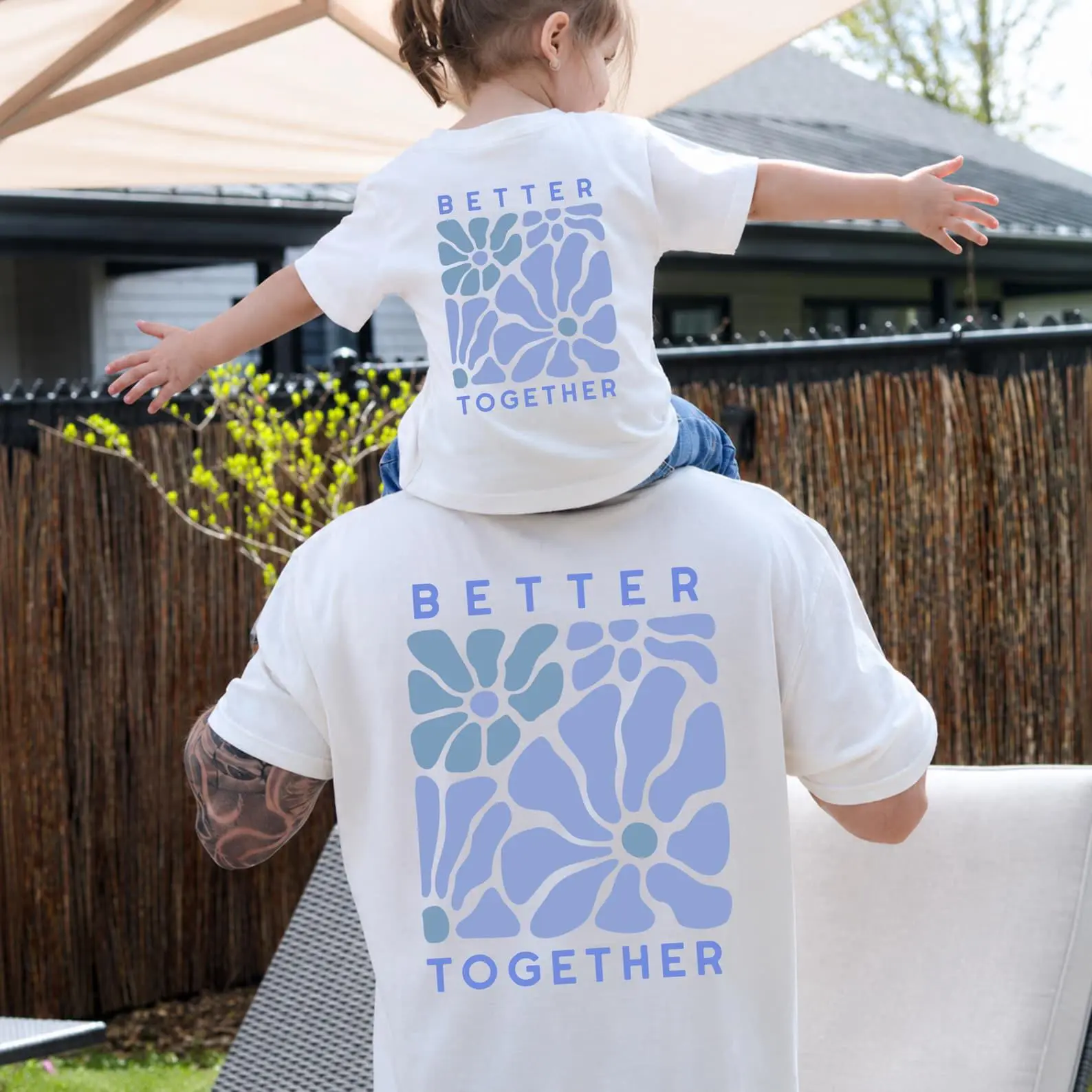 Father and Child Matching Outfits, Father Son Tshirt Gift for Expectant Father, Matching Family Outfit Gift for Dad and Baby, Fathers Day