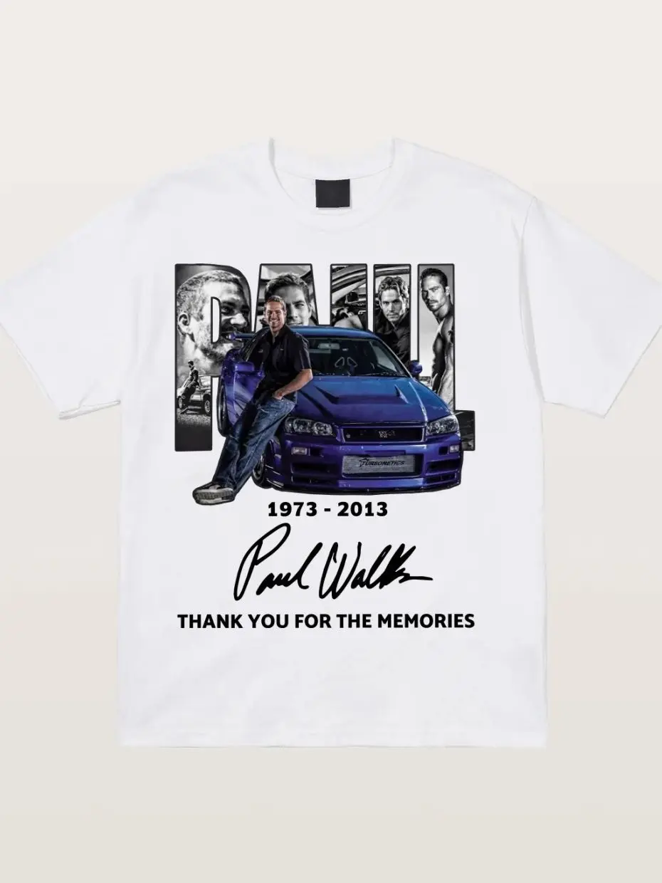 Paul Walker R34 Legacy T-shirt Sweatshirt Hoodie, Car Enthusiast and Fans Gift