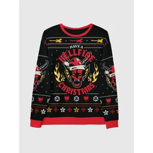 Stranger Things  Crewneck Sweatshirt Have A Hellfire Christmas