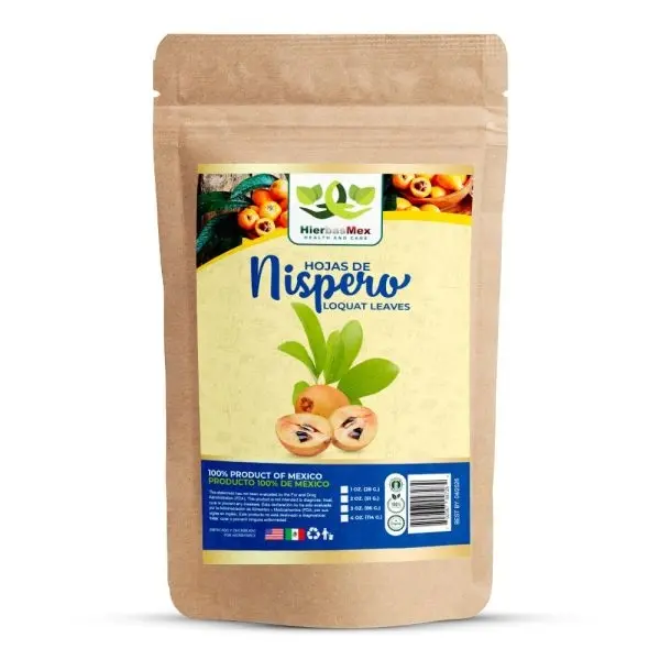 Hojas de Nispero Loquat Leaves Hierba Natural Te Tea 4 oz.-113g Natural Mexican Herb Hierba Wild Crafted
