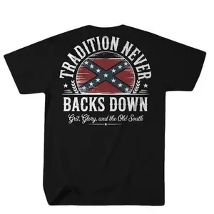 Unbroken Bloodline T-Shirt, Tradition Never Backs Down Tshirt, Southern Pride Shirt, Confederate Heritage Tee, Patriotic Casual Menswear, Gift For Him