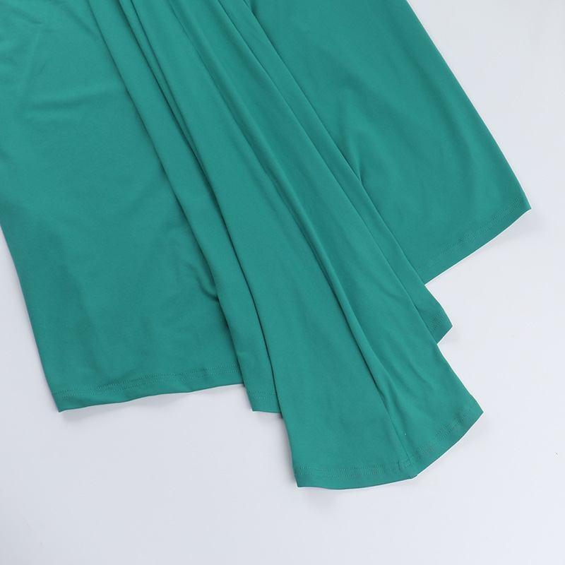 Backless Pleated Sheath Women's Leisure Vacation Long Dress