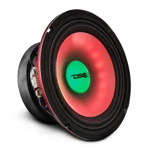 DS18 6.5" Mid-Range Loudspeaker with Dual RGB LED For Cone & Dustcap 250 Watts 4-Ohm