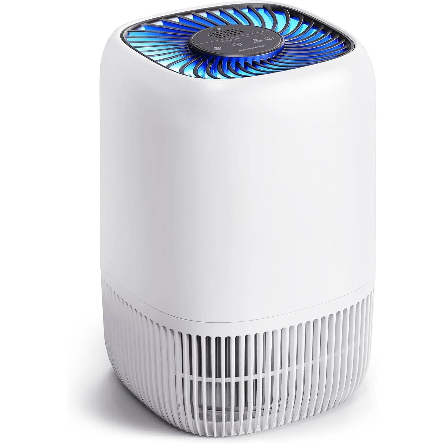 True HEPA Air Purifier for Home Large Room up to 1076 Sq Ft Quiet Air Cleaner for Smoke Dust Pollen Pet Dander Odor Eliminator with 3 Speeds Timer Aroma Pad Smart Odor Eliminator for Bedroom Living Room Office Smart Air Cleaner