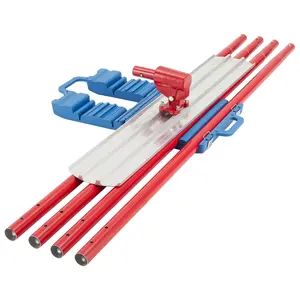 【GARVEE】Magnesium Concrete Bull Float Tools, Available in 36" x 8" and 48" x 8" Sizes, Featuring Round Ends, Adjustable Brackets, Extruded Alloy Blades, Multi-Angle Use, and Handle Brackets for Easy Finishing