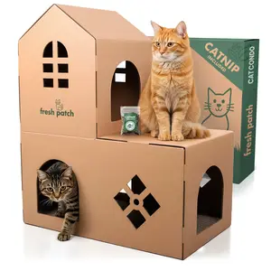 Fresh Patch Cat Condo (Grass Bundle Option Available)