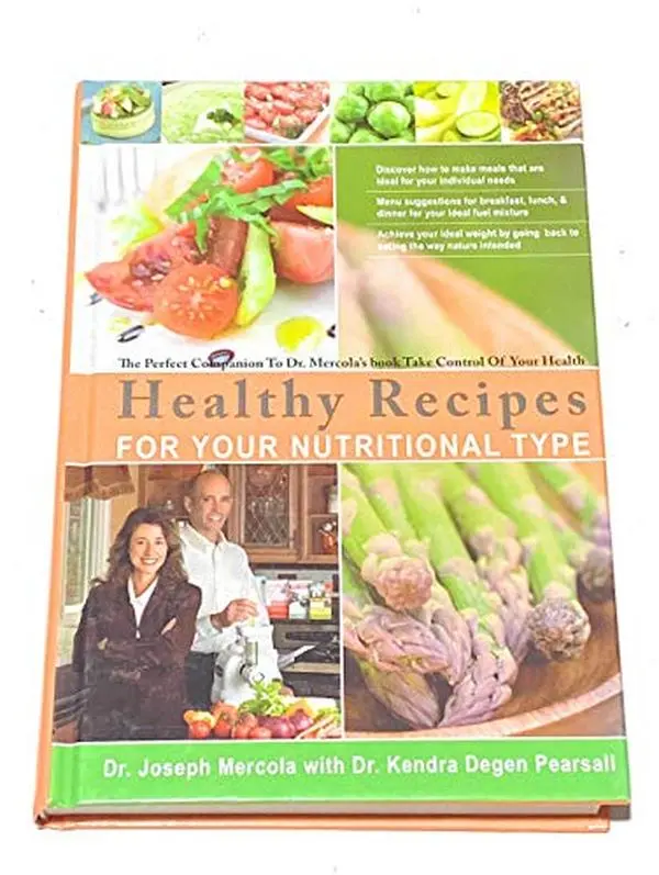 USED Book - Healthy Recipes For Your Nutritional Type by Dr. Mercola by Dr. Joseph Mercola (Hardcover)