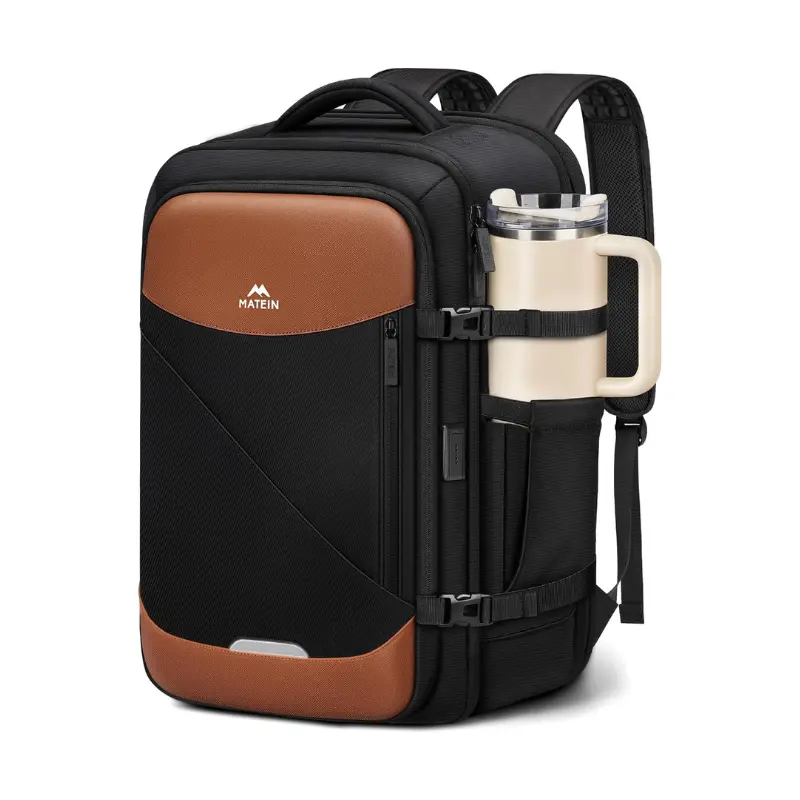 【Back To School】MATEIN Personal Item Travel Backpack Spirit Frontier Airlines Fits 17 Inch Laptop, Underseat Backpack for Airplanes, TSA-friendly, Water Resistant Luggage