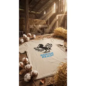 Reride Ready Organic T-Shirt | Western Racing Graphic