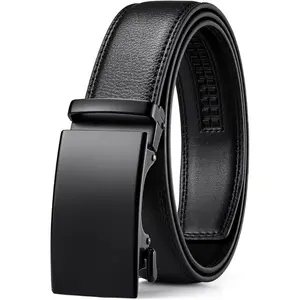 Click Belts for Men - Mens Ratchet Belt for Dress Pants - Perfect Companion to Men's OxfordsClick Belt Set for Dress & Casual, Custom Fit 1 3/8" (35mm) -Trim to Fit