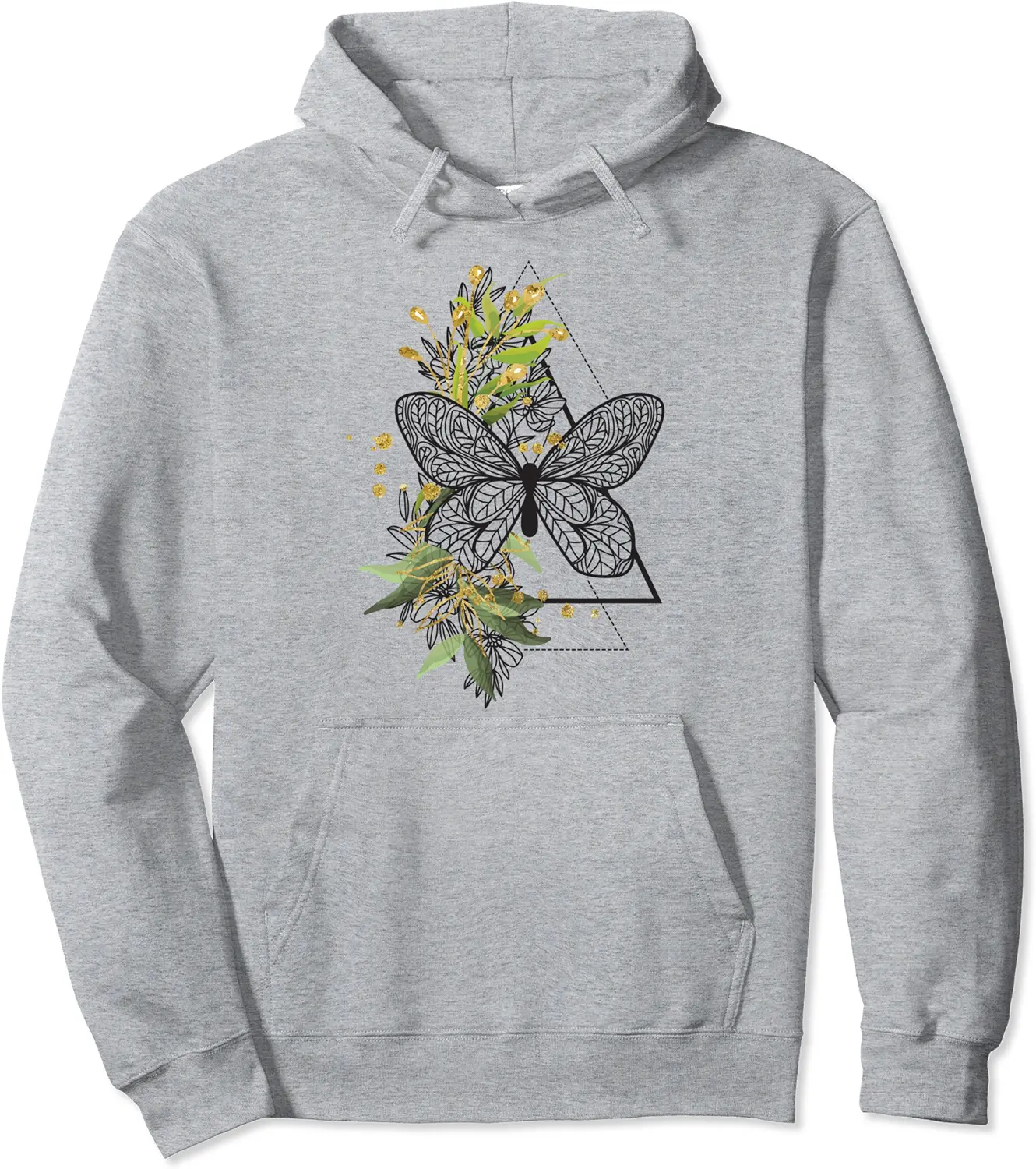 Boho Butterfly Feather Ethnic Tribal Native American Hippie Pullover Hoodie - Janessaho Shop 59B0BV7FV4XC