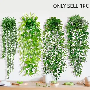 Fake Hanging Plant Artificial Persian Grass Fern, Fake Succulent Vine, Mandala Vines, Pothos Ivy for Home Wall Shelf Garden Decor