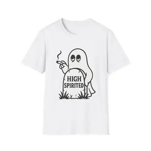 High Spirited – Stoner Ghost Tee Classic Cotton