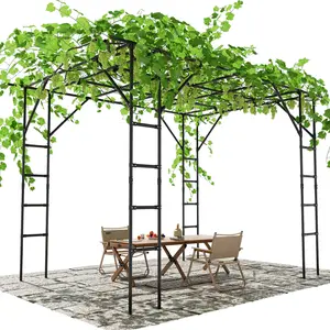 Grape Vine Trellis - Large Outdoor Garden Arch Trellis for Climbing Plants - Size: 134 * 78.7 * 90.5 inches, Plant Support Rack Trellises for Vegetables Fruits Cucumber Pea Bean