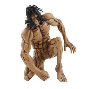Attack on Titan Eren Levi Action Figure Shingeki no Kyojin The Founding Titan Figurine Model Desktop Ornaments 15cm Toys