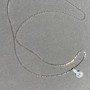 Cadena de Plata 925 Beautiful Accessory Perfect for Her Elegant Silver Necklace Jewelry size 16 inches Chain