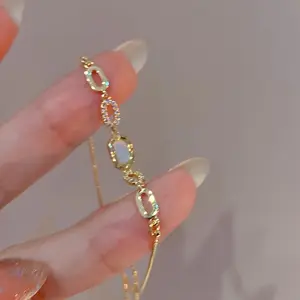 Elegant Light Luxury Zipper Bracelet, Unique Design Adjustable Size, Versatile Fashion Accessory, Stylish Hand Jewelry for Women