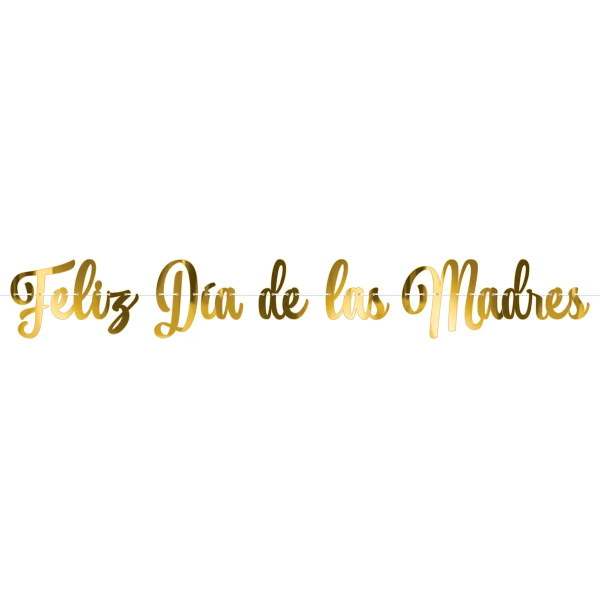 Beistle 56422 Large Linear Decorative Mother’s Day Foil Streamer - 8.5x5ft3in, Pack of 12, for Celebration (Festive Party Home Decor Supplies)