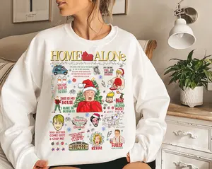 Home Alone Kevin Movie Shirt, Home Alone Christmas Movie T-Shirt, Cozy Xmas Shirt, McCallister 90s Movie Shirt, Funny Xmas Gifts