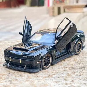 Model toy 1:32 Challenger SRT Hellcat 2025 Alloy Model Car Toy Diecasts Metal Casting Sound and Light Car Toys For Children Vehicle
