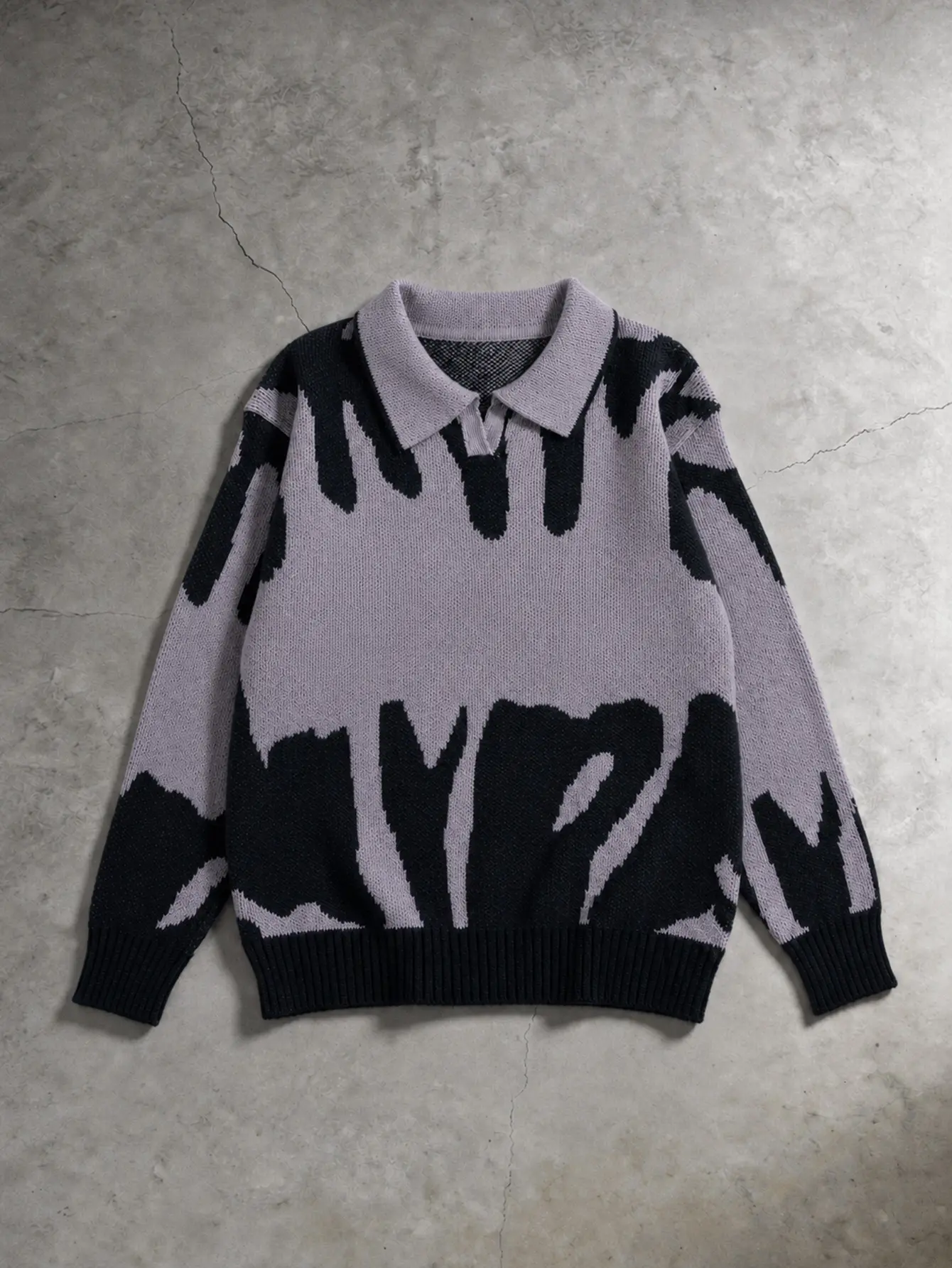 Men’s knit warm long sleeves turn-down collar pullover sweater,unisex fashion versatile,Casual trendy color-block patterns street style,Soft Comfy top,suitable for Daily  wear,commuting,school,outdoor,fall/winter Knitwear Menswear