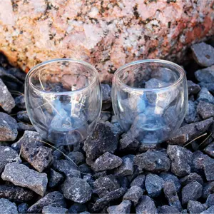 Double-Wall Glass Cups (Set of 2)