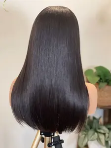 Bella Beauty Bundles 100% Human Hair 5*5 HD Closure Straight Wig