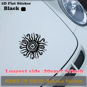 1PC Niche Tribal Totem Aesthetic Personalized Logo Sticker For Tablet Cases/Motorcycle Accessories/Backpacks/Exotic Peripherals The curly lines of the spiral sun totem just hit the niche taste of tribal aesthetic enthusiasts Decor Sticker