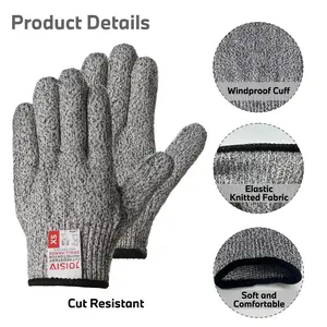 2 Pairs Kids Cutting Resistant Gloves Food Grade knife safety cutting resistant work cotton gloves Protection for Kitchen Cooking Garden, Oyster Shucking, Fishing，Crafts, DIY， Ideal as Wood Carving or Whittling Gloves for Kids,（Green and Grey）