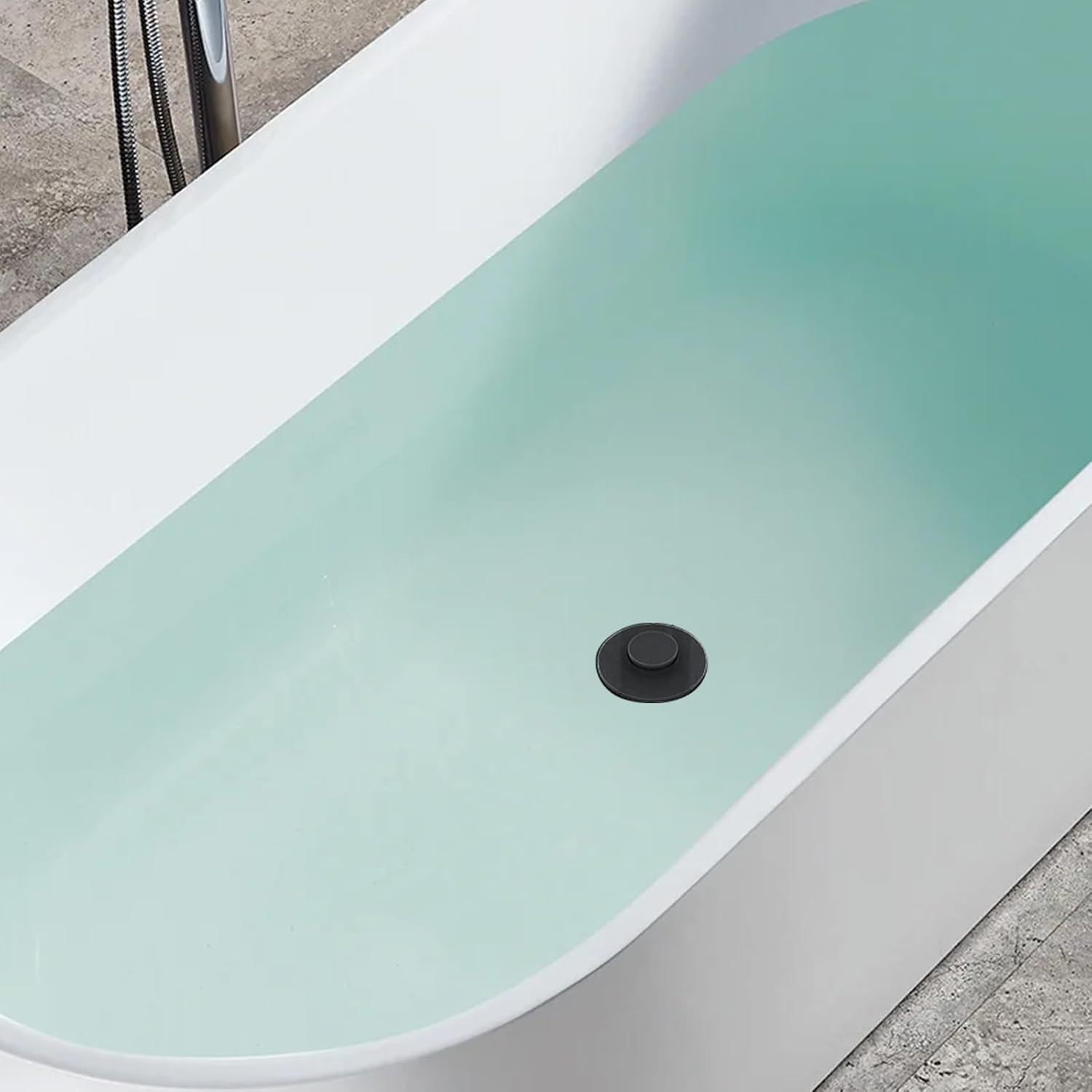 Bathtub Stopper 2pcs Sink Stopper Tub Plug Bathroom Shower Drain Plug Silicone Bathtub Drain Plug Tub Drain Stopper Washbasin