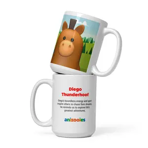 Diego Thunderhoof – White Glossy Mug