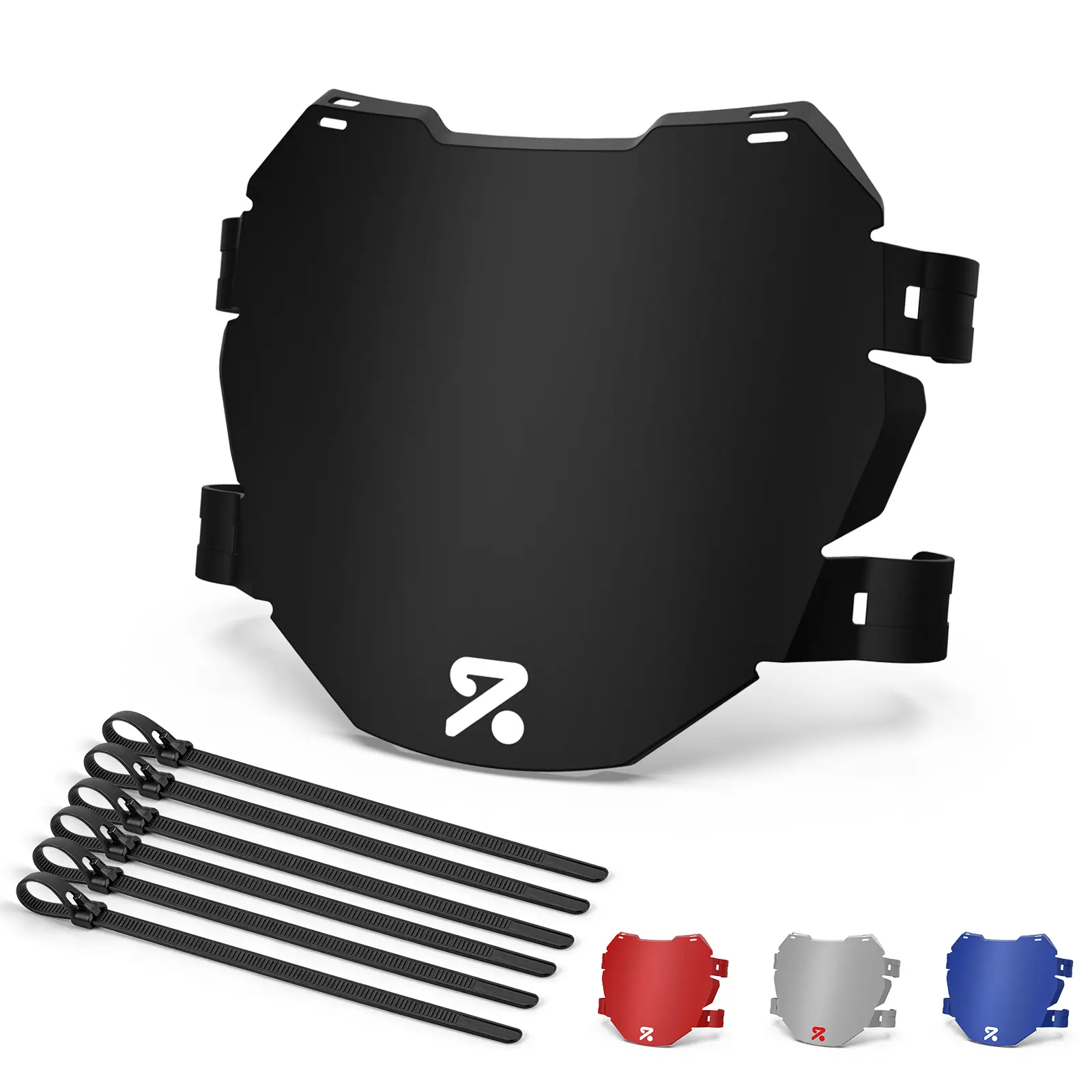 BUCKLOS Ebike Number Plate, Universal Downhill Electric Bike Plate，Front Dirt Bike License Plate - for Surron Talaria Downhill MTB Electric Commuter Bike Q20, S1 S2 Y1 RX, X1S X X2,MX3 MX4 MX5, XXX,Pro SS SR S, – Black