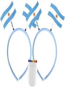 World Cup Exclusive Original Fan Cheer Set Soccer Headbands & 6-Color Face Paint Team Spirit Merch for Party Stadium Home Bar