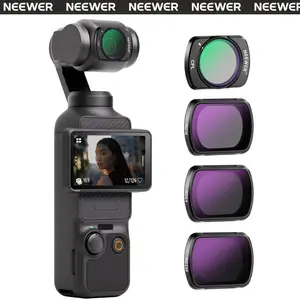 【DealsForYouDays】NEEWER FL-P5 4 Pack Magnetic ND Filter Kit for DJI Osmo Pocket 3/4 – Lightweight Cinema Filters for Outdoor Shooting & Vlog Creation