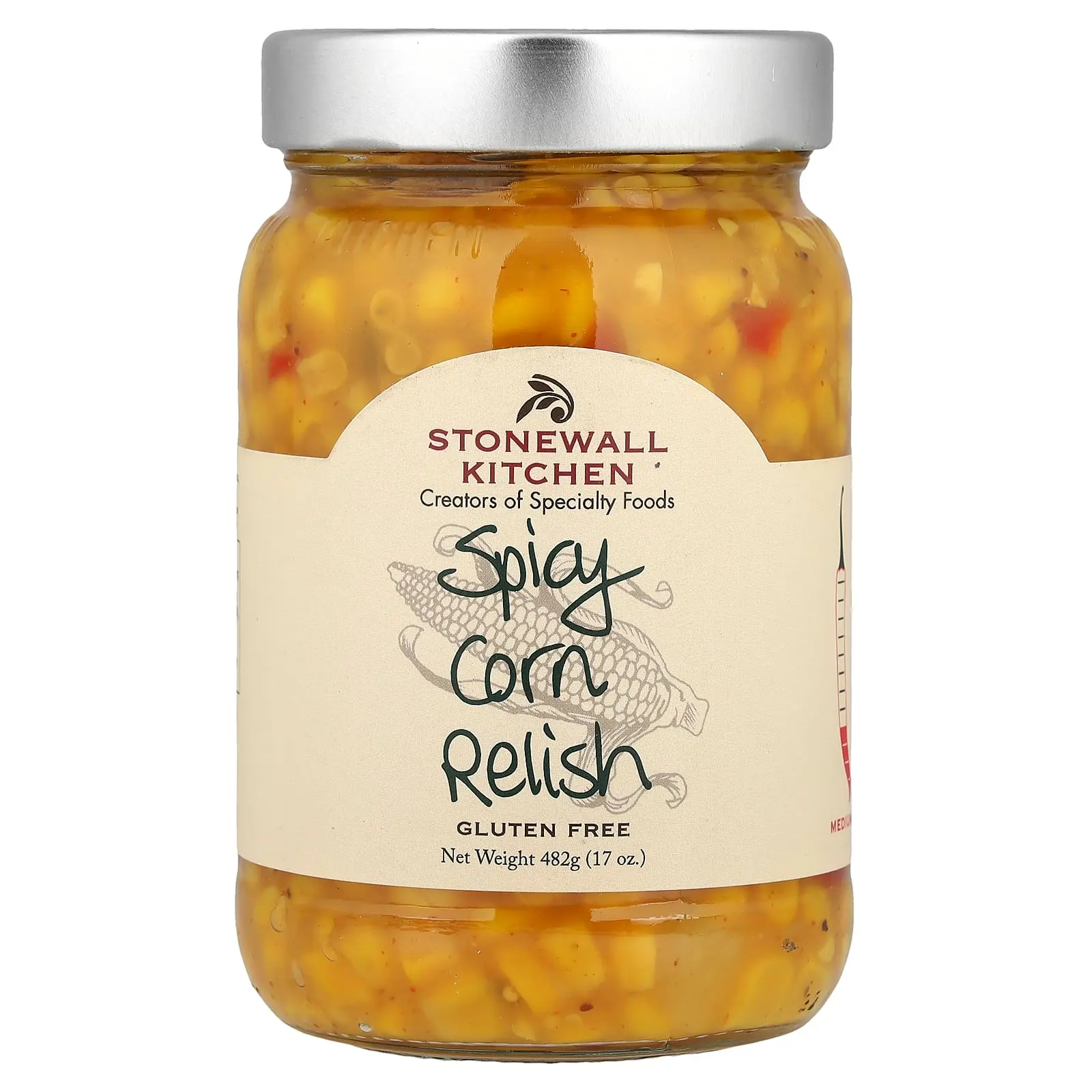 Stonewall Kitchen Spicy Corn Relish, Medium, 17 oz (482 g)