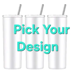 20oz Custom Tumbler Pick your design by adding it in the notes at check out