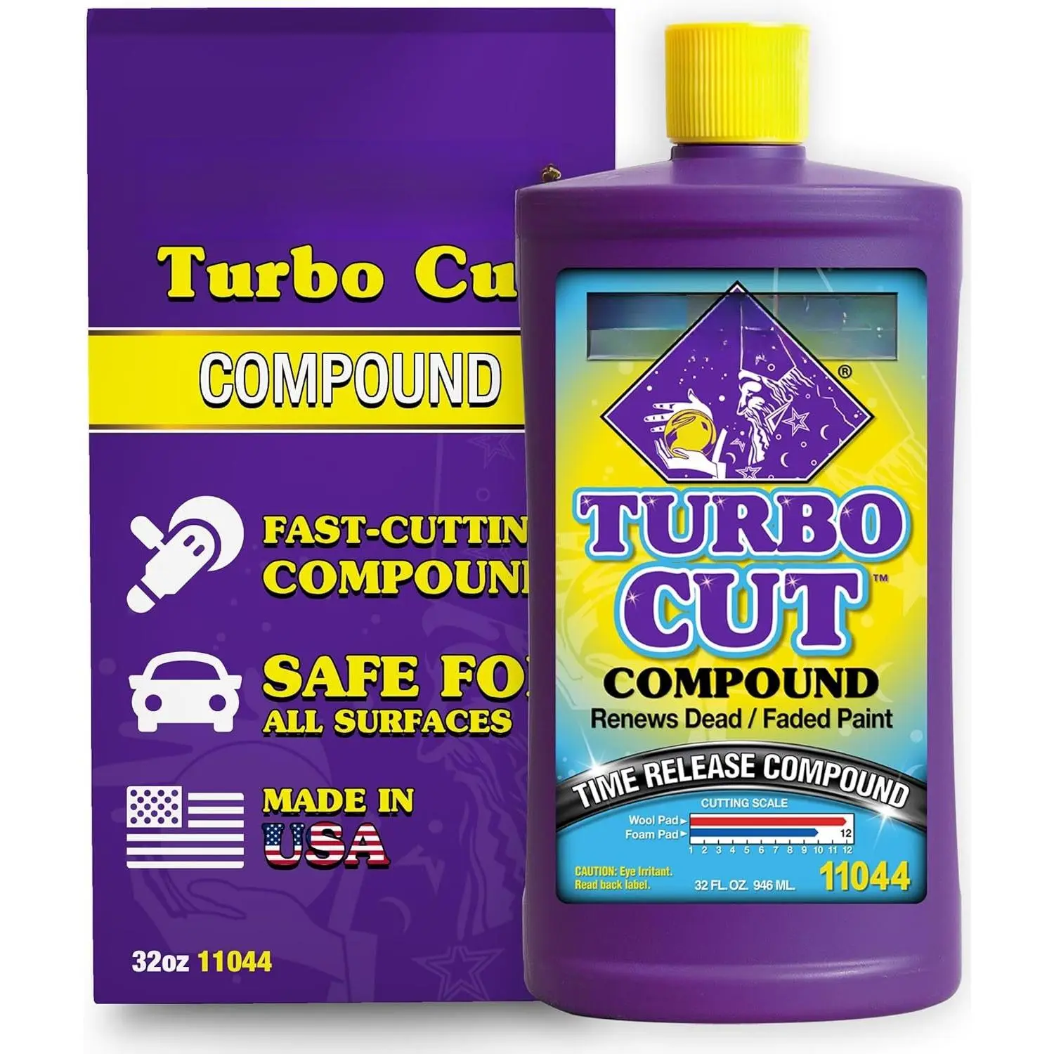Turbo Cut Buffing Compound for  Scratch Repair - 32 fl oz - Removes 1200-1500  - Rubbing Compound for  &  -  Restorer for
