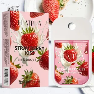 Fragrance Perfume Spray 50ML Strawberry Scent Hair & Body Fresh Fruit Scents Fruity Sweet Scent Non-Alcoholic Long-Lasting Perfect for Parties Gatherings