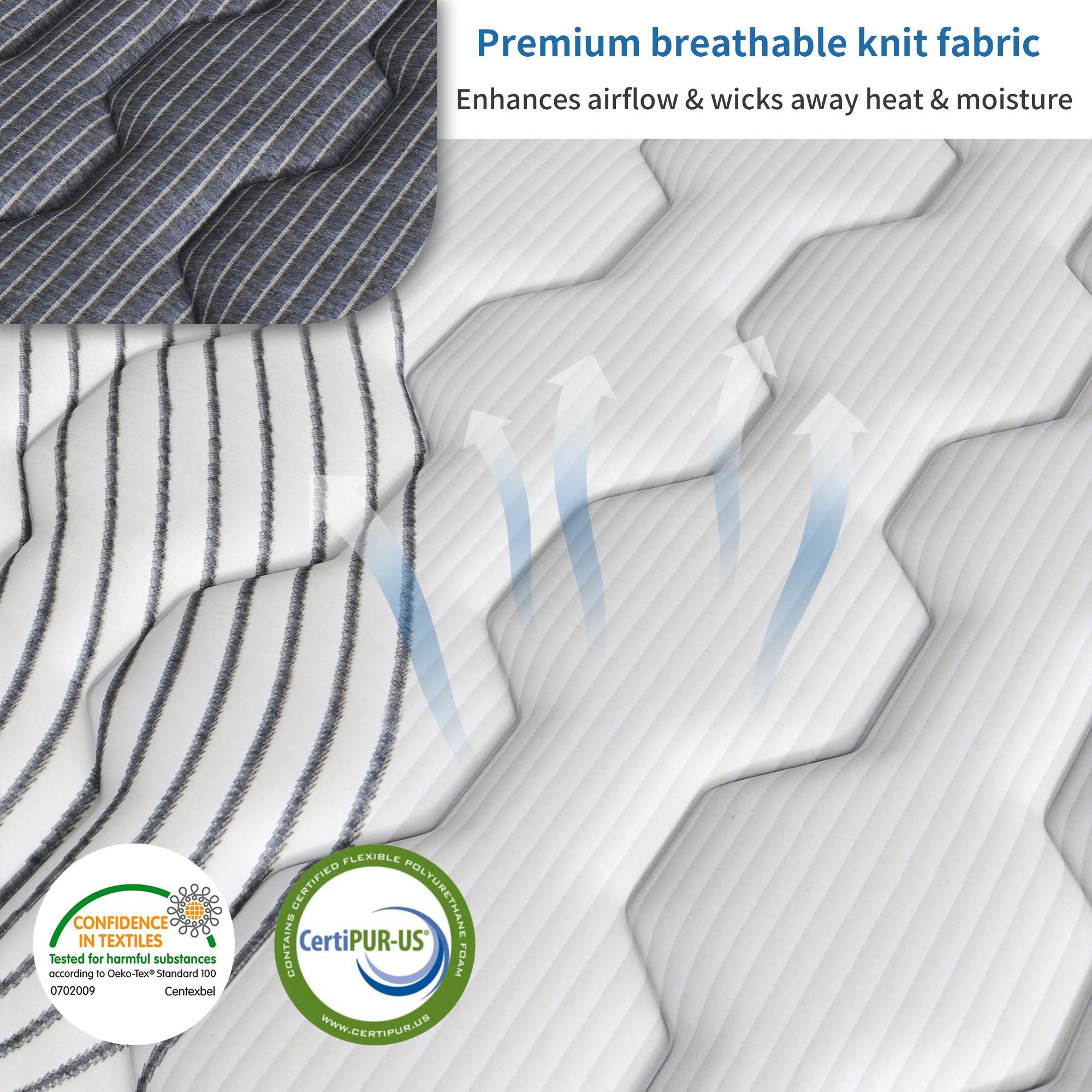 Dual Firmness Mattress Soft & Firm In One Bed,12Inch-Full, Queen, King Size Innerspring Hybrid Pocket Spring Memory Foam Mattresses for Couples, Back Pain Relief, Spine Support, Side & Back Sleepers, Breathable Durable Bedding